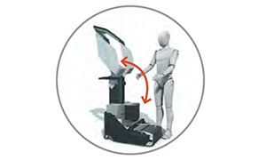 打開機罩，方便維護